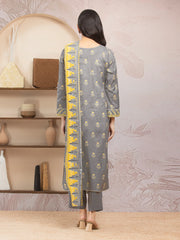 edenrobe Allure Lawn Unstitched Printed 3Pc Suit EWU5A1-35206