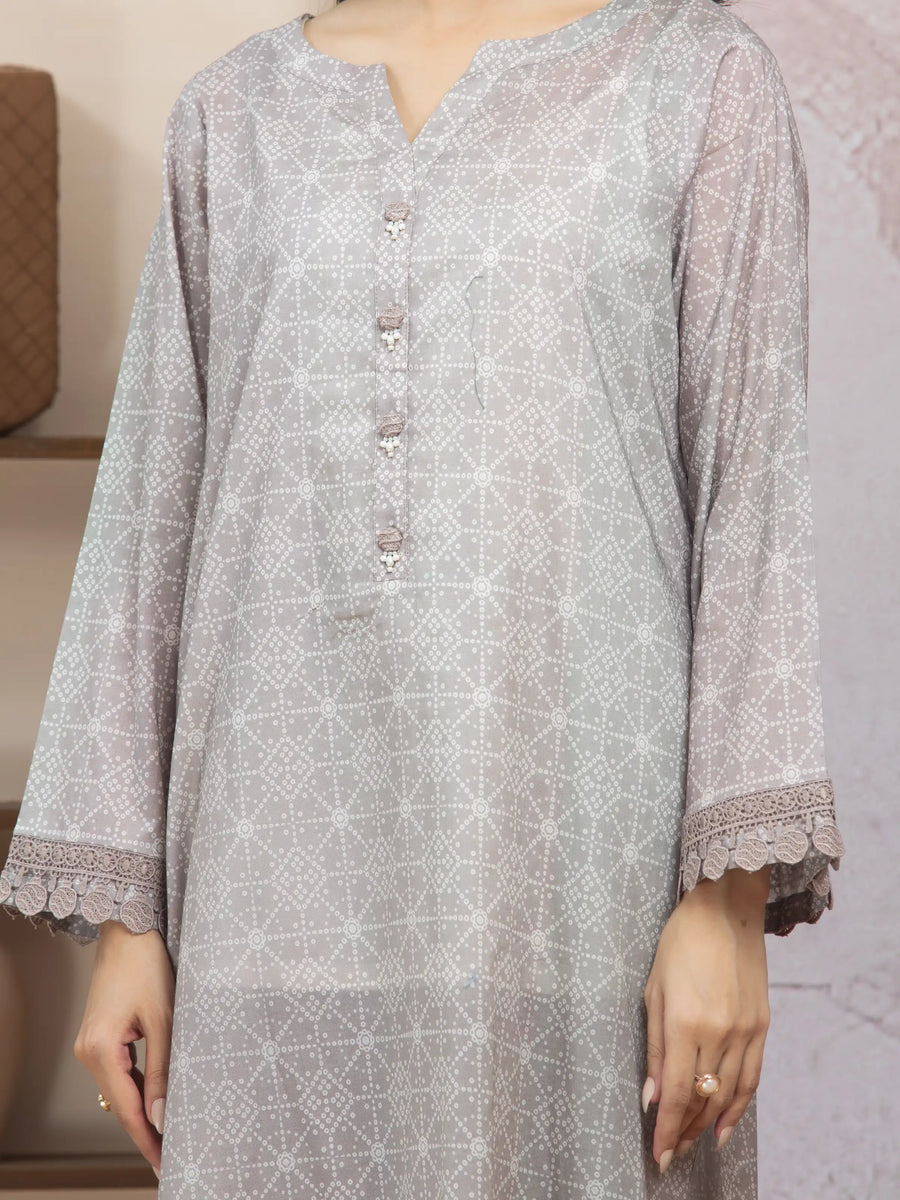 edenrobe Allure Lawn Unstitched Printed 3Pc Suit EWU5A1-35219