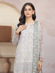 edenrobe Allure Lawn Unstitched Printed 3Pc Suit EWU5A1-35221