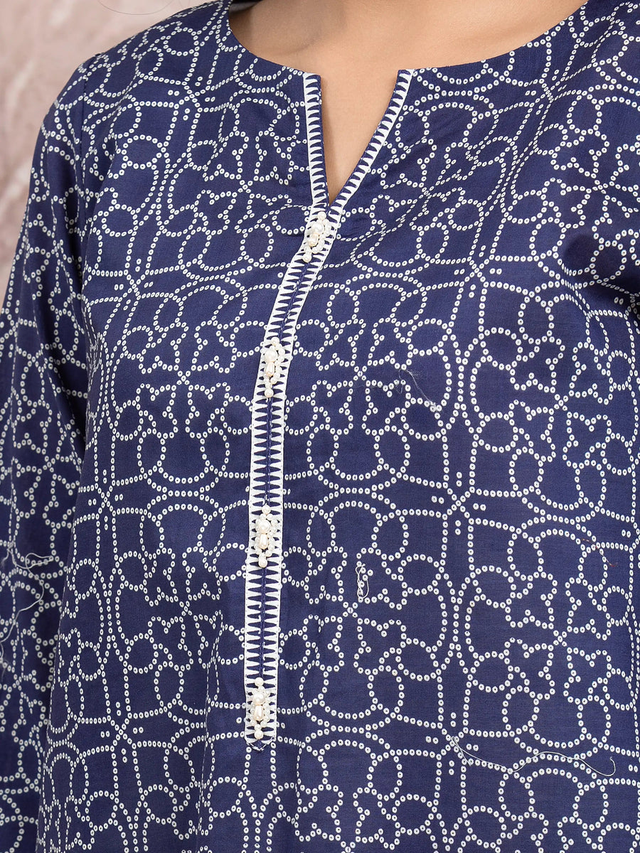 edenrobe Allure Lawn Unstitched Printed 3Pc Suit EWU5A1-35222