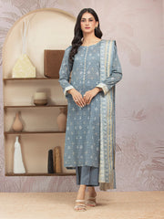 edenrobe Allure Lawn Unstitched Printed 3Pc Suit EWU5A1-35226