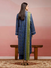edenrobe Allure Lawn Unstitched Printed 3Pc Suit EWU5A1-35228
