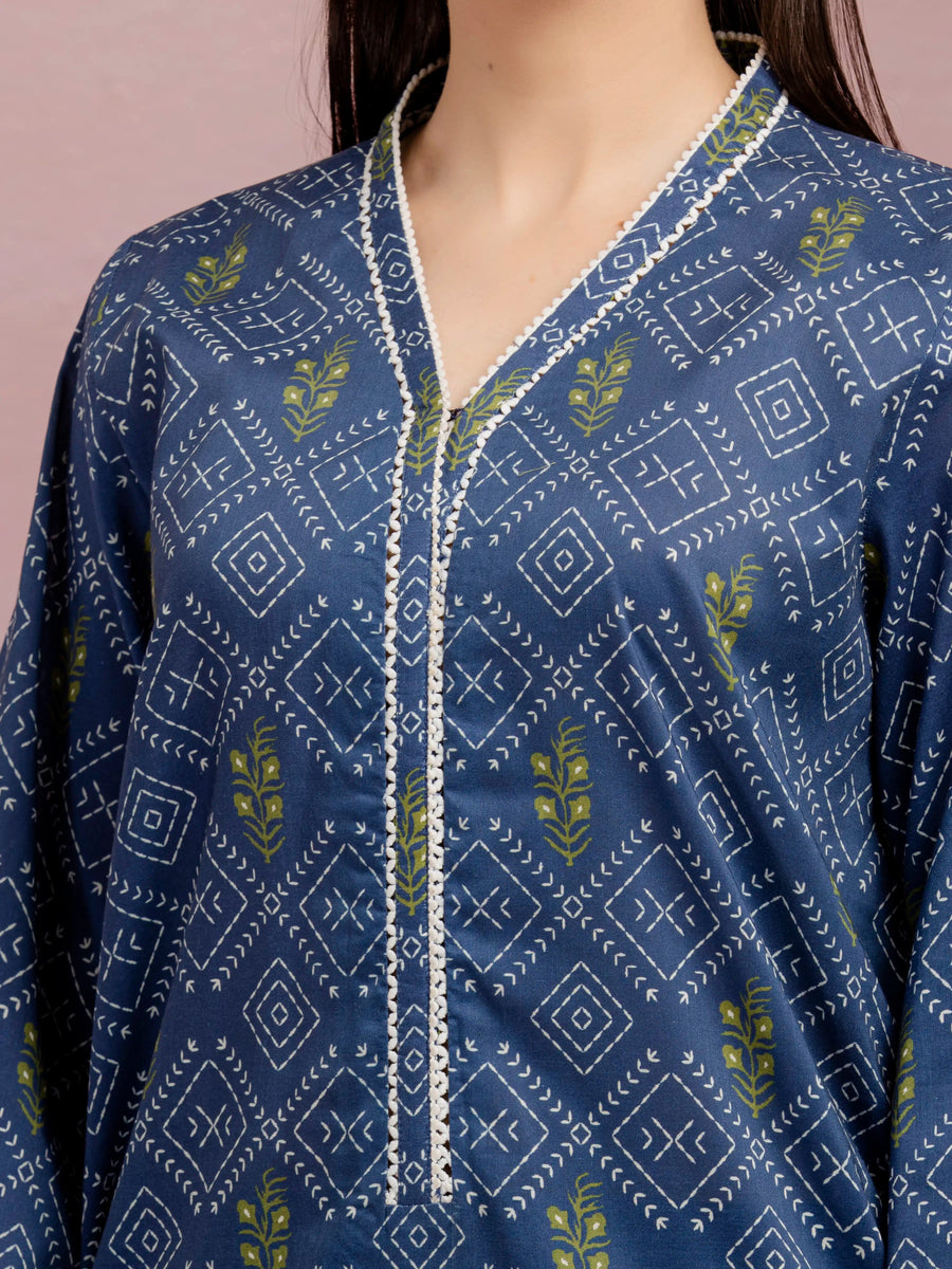 edenrobe Allure Lawn Unstitched Printed 3Pc Suit EWU5A1-35228
