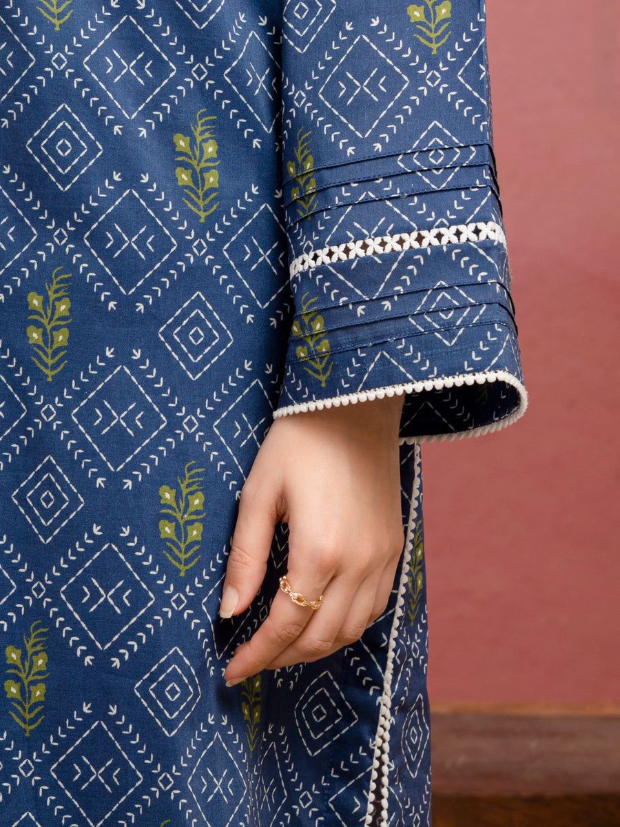 edenrobe Allure Lawn Unstitched Printed 3Pc Suit EWU5A1-35228