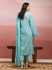 edenrobe Allure Lawn Unstitched Printed 3Pc Suit EWU5A1-35229