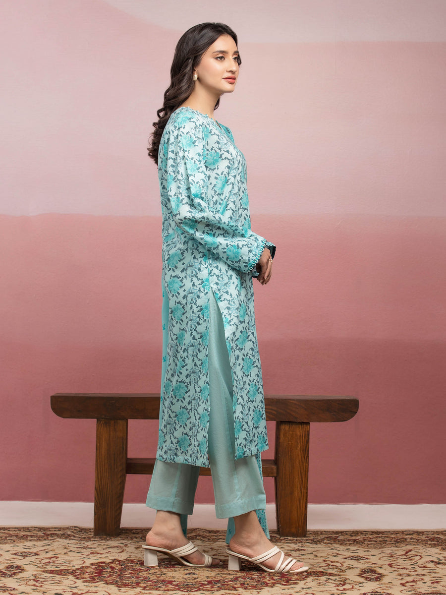 edenrobe Allure Lawn Unstitched Printed 3Pc Suit EWU5A1-35229