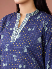 edenrobe Allure Lawn Unstitched Printed 3Pc Suit EWU5A1-35238