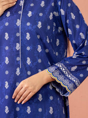 edenrobe Allure Lawn Unstitched Printed 3Pc Suit EWU5A1-35240
