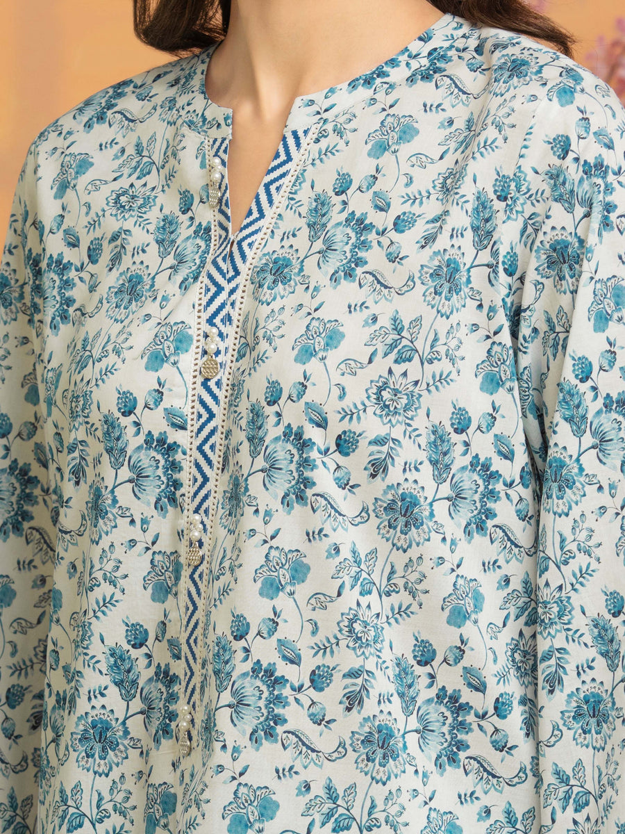 edenrobe Allure Lawn Unstitched Printed 3Pc Suit EWU5A1-35248