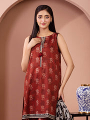edenrobe Allure Lawn Unstitched Printed 3Pc Suit EWU5A1-35254