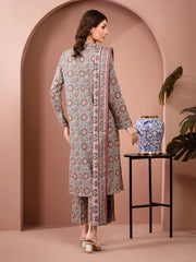 edenrobe Allure Lawn Unstitched Printed 3Pc Suit EWU5A1-35256