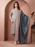 edenrobe Allure Lawn Unstitched Printed 3Pc Suit EWU5A1-35256