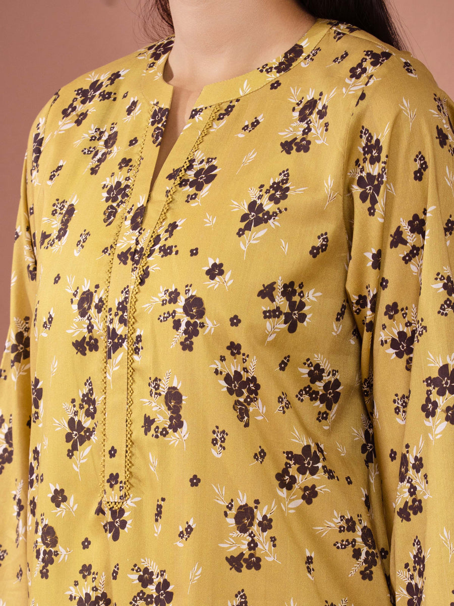 edenrobe Allure Lawn Unstitched Printed 3Pc Suit EWU5A1-35272