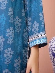 edenrobe Allure Lawn Unstitched Printed 3Pc Suit EWU5A1-35278