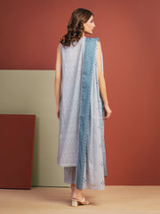 edenrobe Allure Lawn Unstitched Printed 3Pc Suit EWU5A1-35279