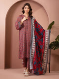 edenrobe Allure Lawn Unstitched Printed 3Pc Suit EWU5A1-35281
