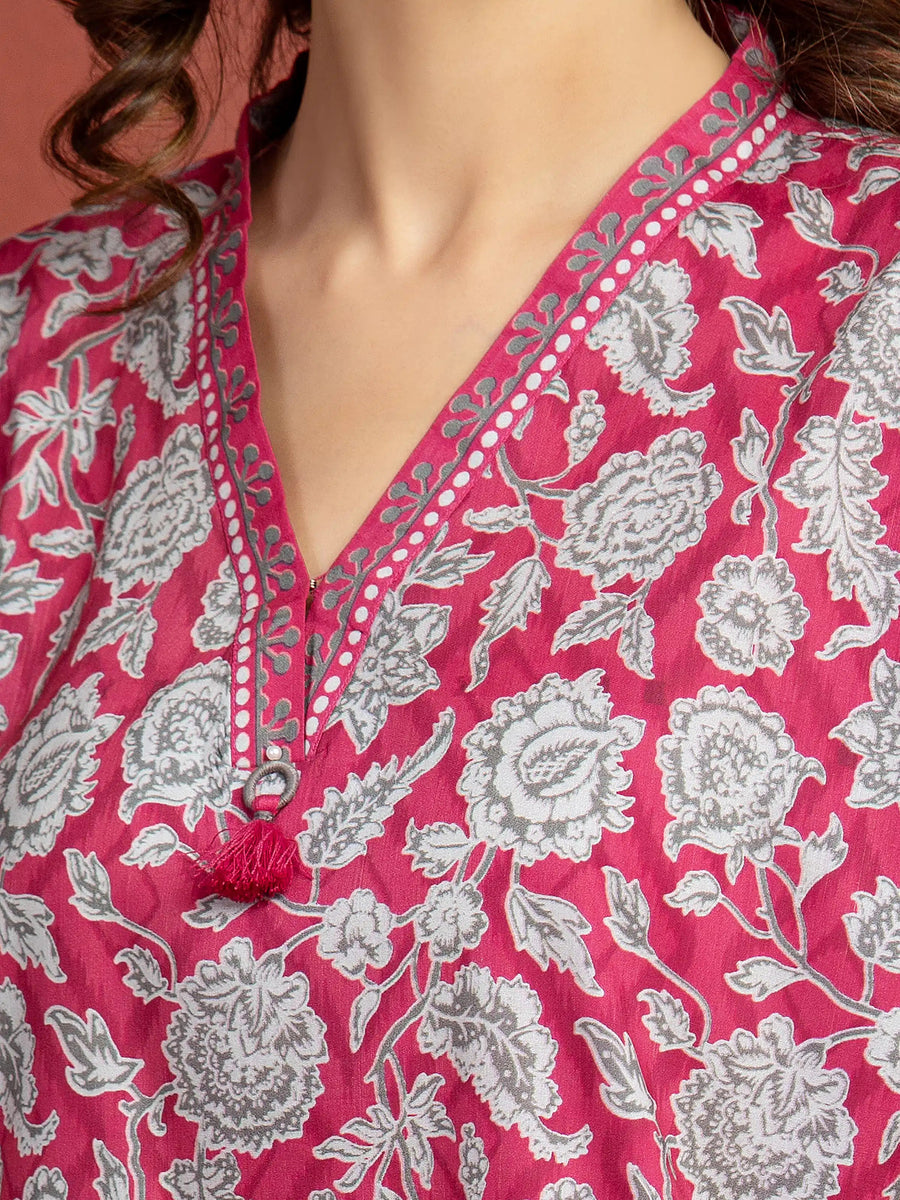edenrobe Allure Lawn Unstitched Printed 3Pc Suit EWU5A1-35287