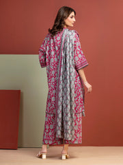 edenrobe Allure Lawn Unstitched Printed 3Pc Suit EWU5A1-35287