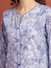 edenrobe Allure Lawn Unstitched Printed 3Pc Suit EWU5A1-35288