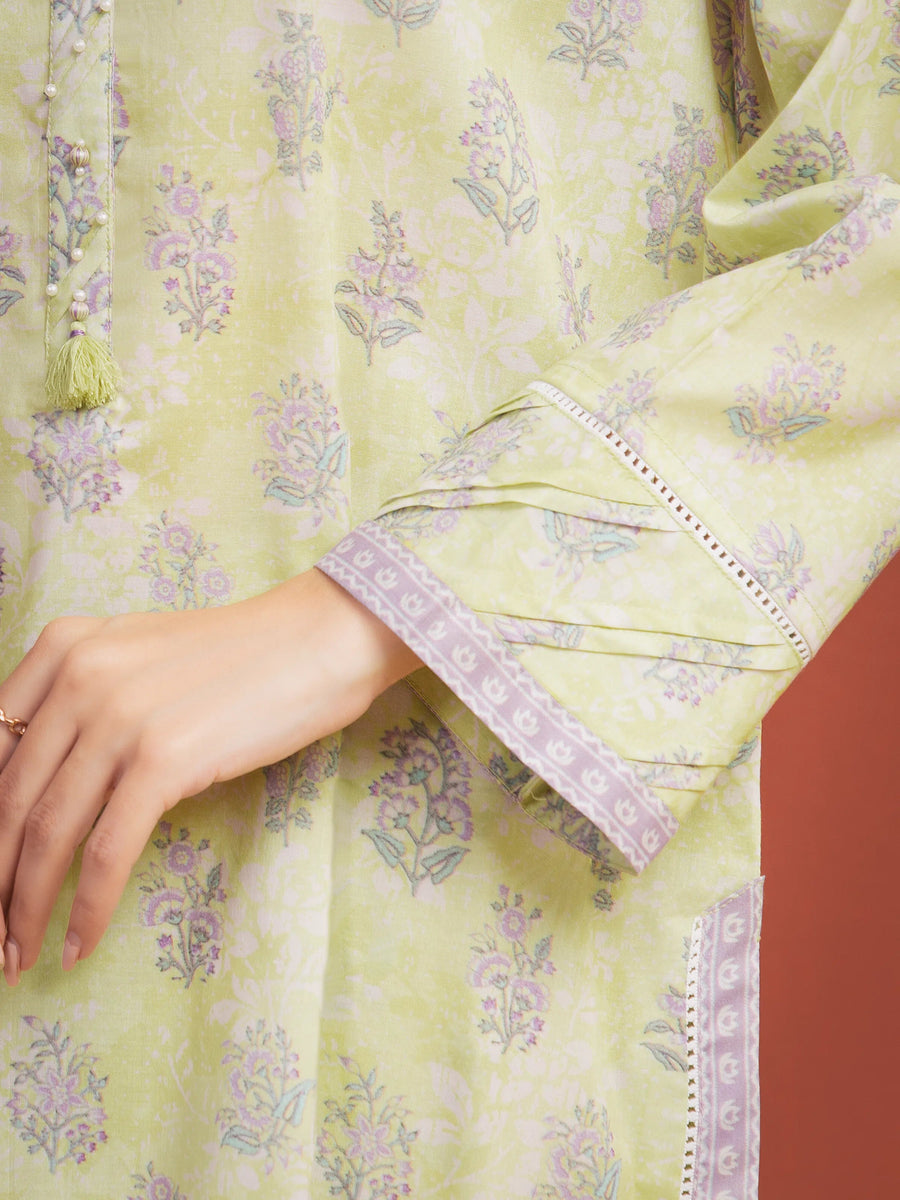 edenrobe Allure Lawn Unstitched Printed 3Pc Suit EWU5A1-35301