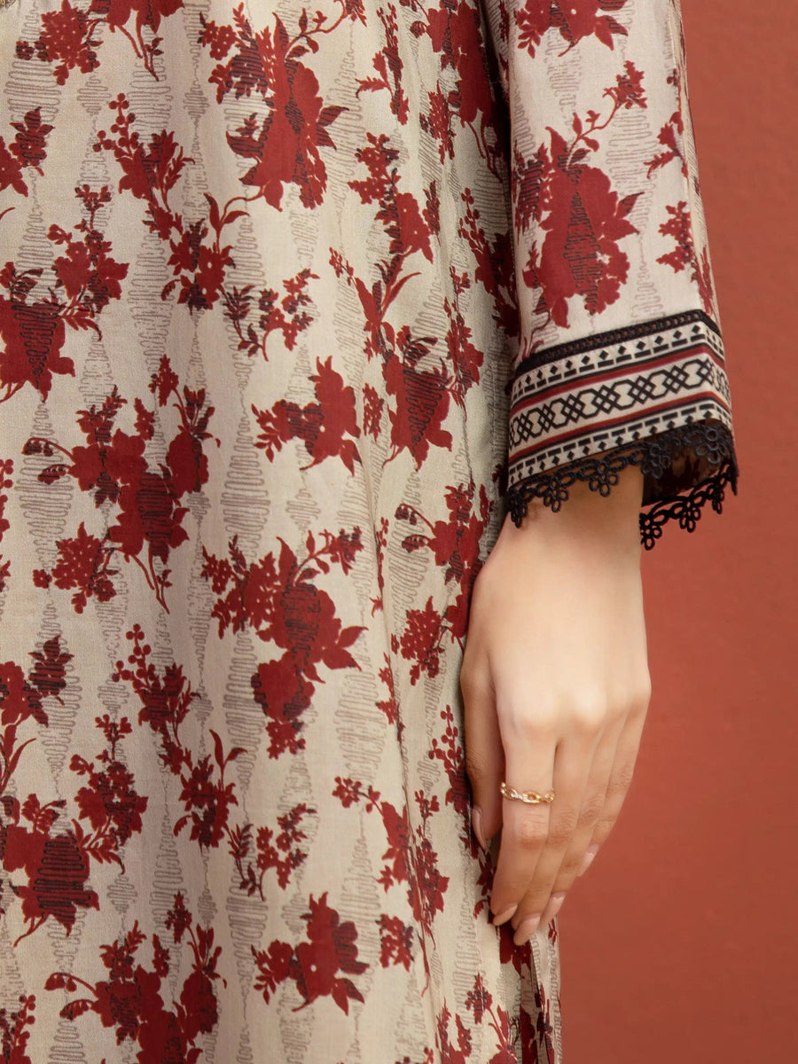 edenrobe Allure Lawn Unstitched Printed 3Pc Suit EWU5A1-35305