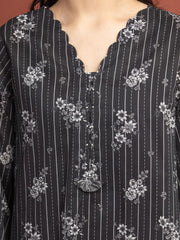 edenrobe Allure Lawn Unstitched Printed 3Pc Suit EWU5A1-35307