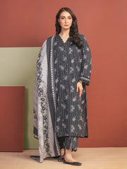 edenrobe Allure Lawn Unstitched Printed 3Pc Suit EWU5A1-35307