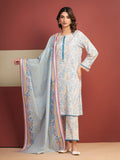 edenrobe Allure Lawn Unstitched Printed 3Pc Suit EWU5A1-35318