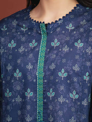 edenrobe Allure Lawn Unstitched Printed 3Pc Suit EWU5A1-35321