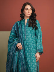 edenrobe Allure Lawn Unstitched Printed 3Pc Suit EWU5A1-35323