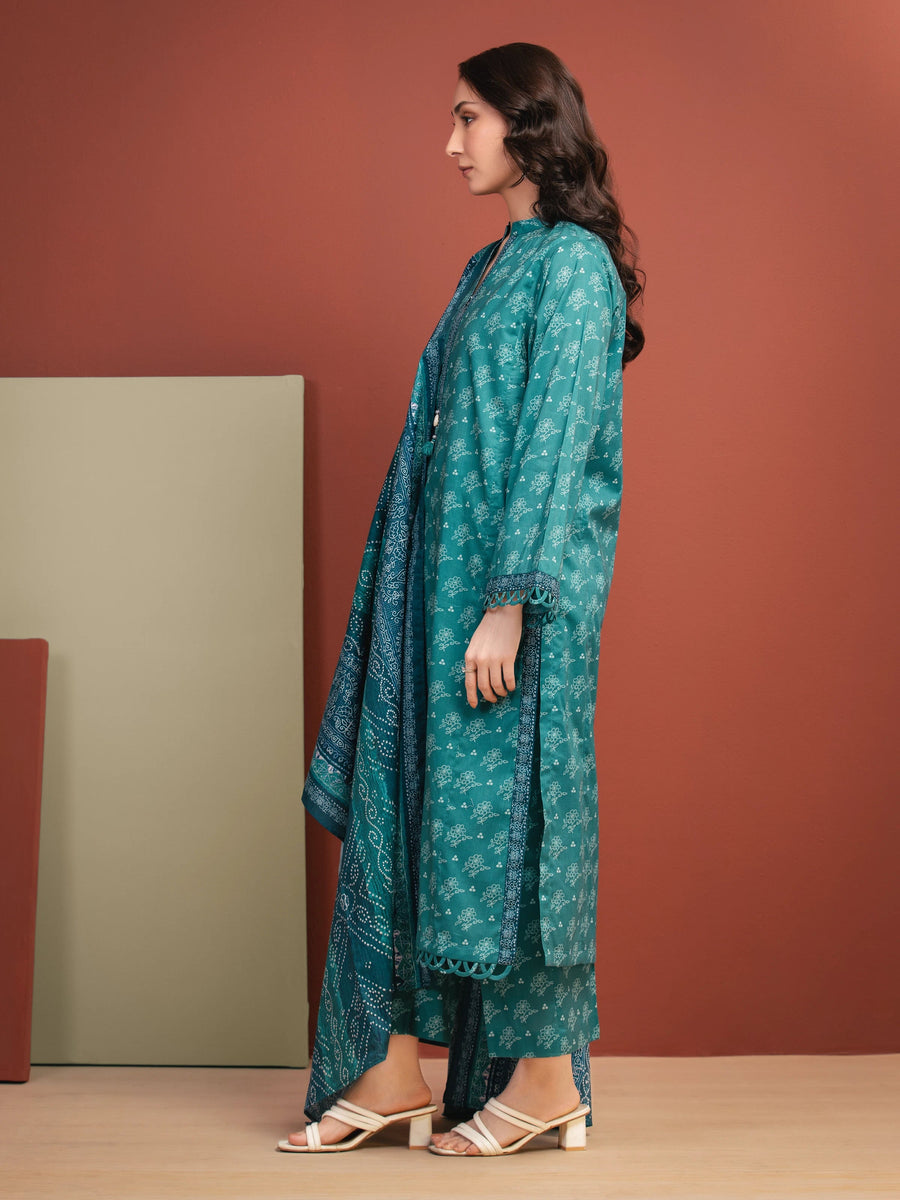 edenrobe Allure Lawn Unstitched Printed 3Pc Suit EWU5A1-35323