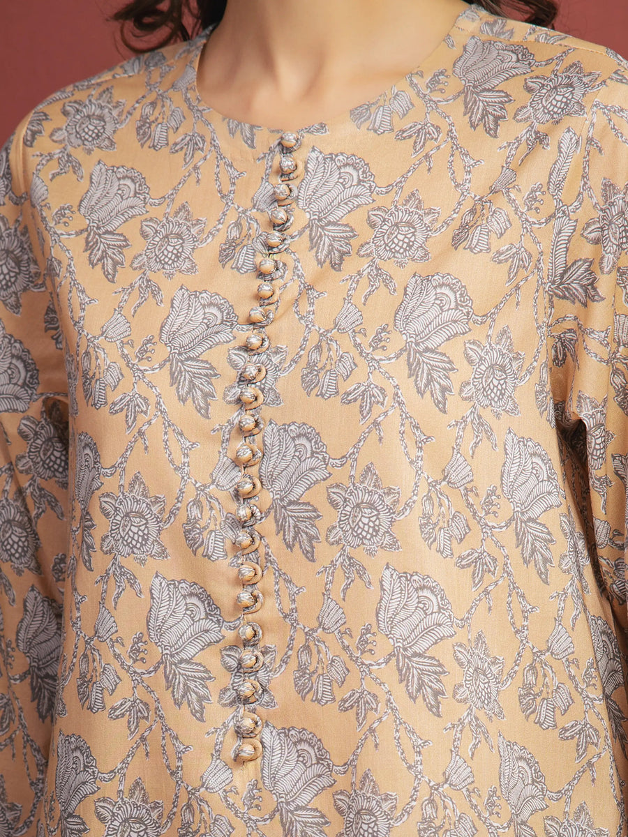 edenrobe Allure Lawn Unstitched Printed 3Pc Suit EWU5A1-35327