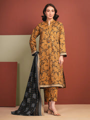 edenrobe Allure Lawn Unstitched Printed 3Pc Suit EWU5A1-35330