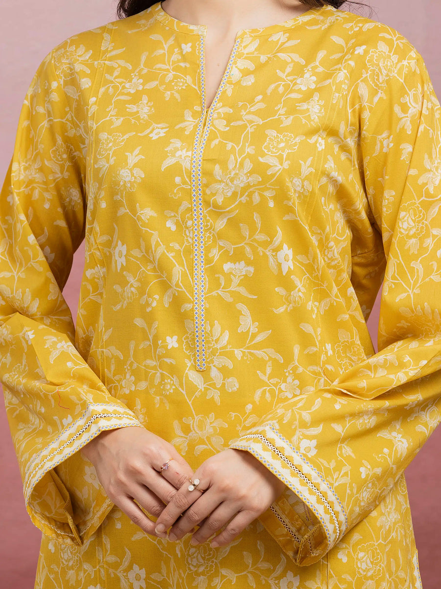 edenrobe Allure Lawn Unstitched Printed 2Pc Suit EWU5A1-35400ST