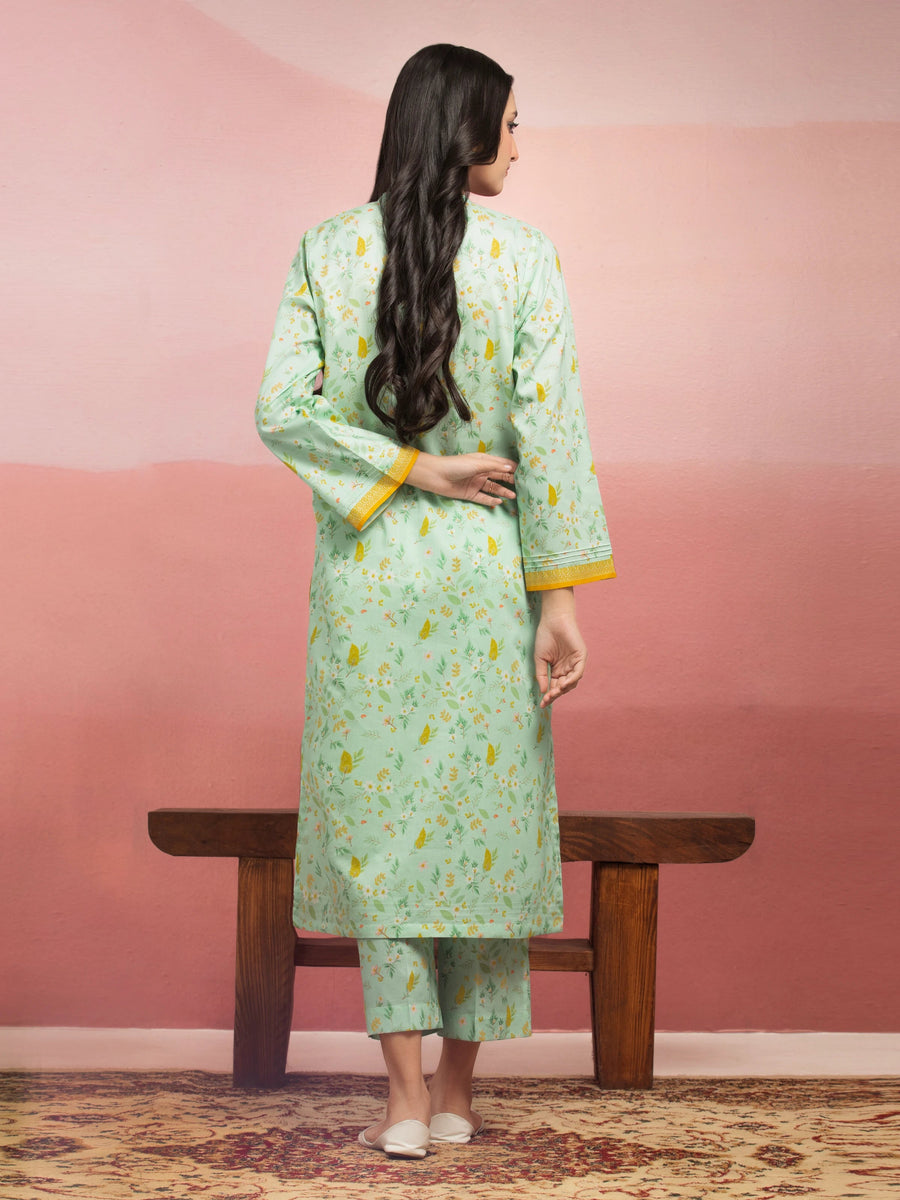 edenrobe Allure Lawn Unstitched Printed 2Pc Suit EWU5A1-35401ST