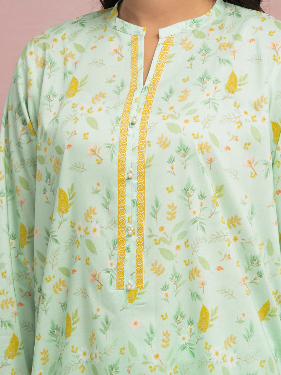 edenrobe Allure Lawn Unstitched Printed 2Pc Suit EWU5A1-35401ST
