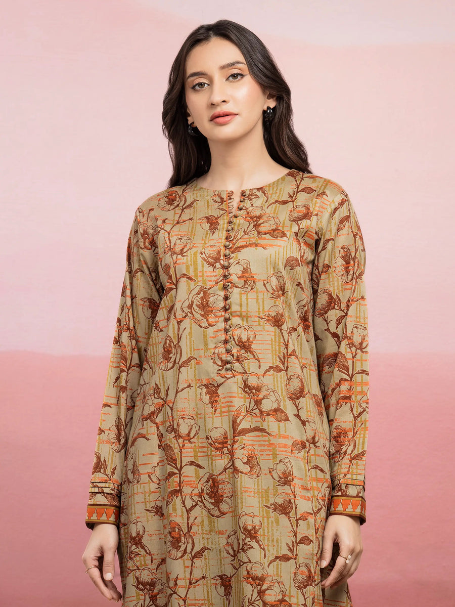 edenrobe Allure Lawn Unstitched Printed 2Pc Suit EWU5A1-35404ST