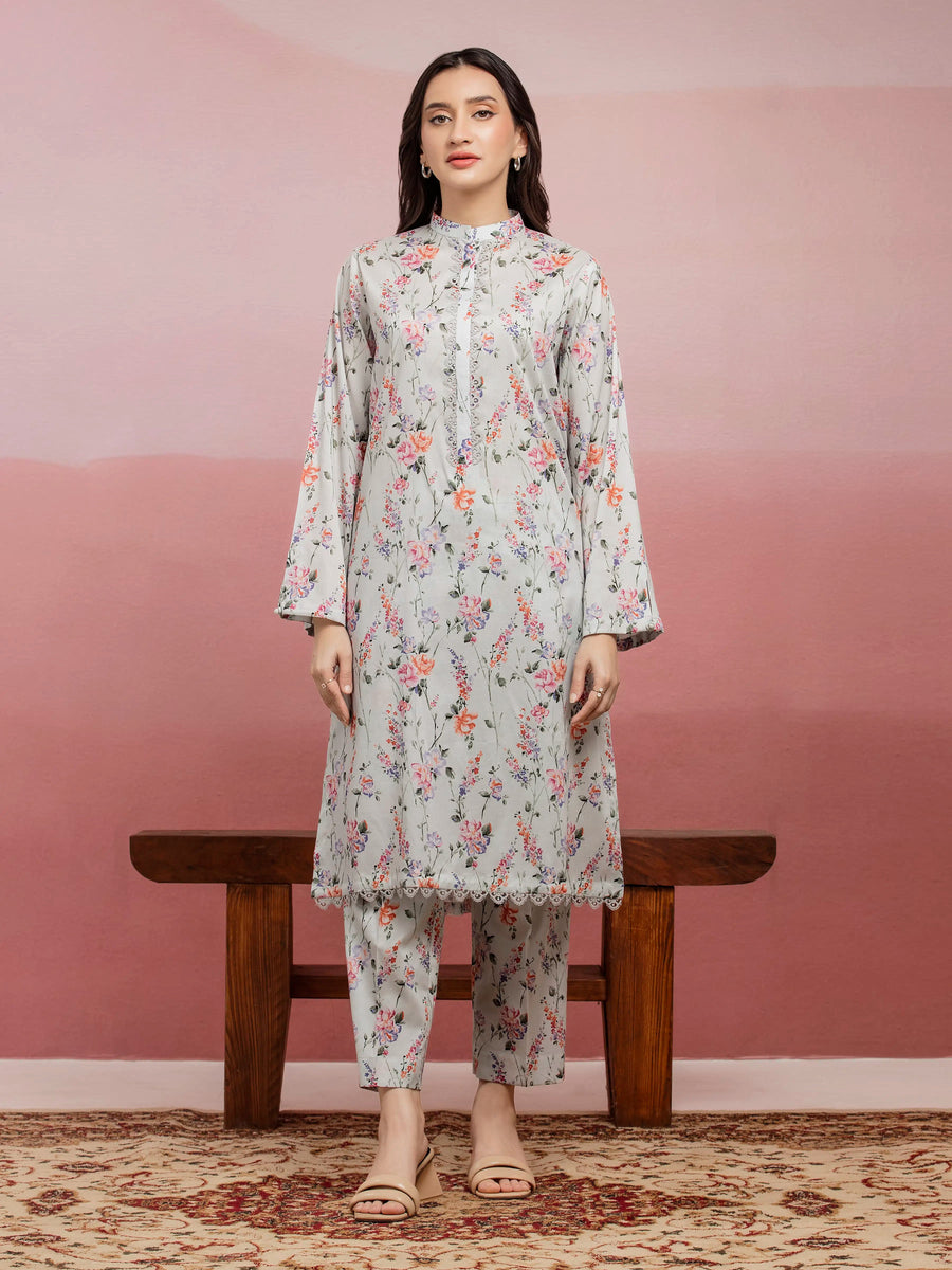 edenrobe Allure Lawn Unstitched Printed 2Pc Suit EWU5A1-35405ST