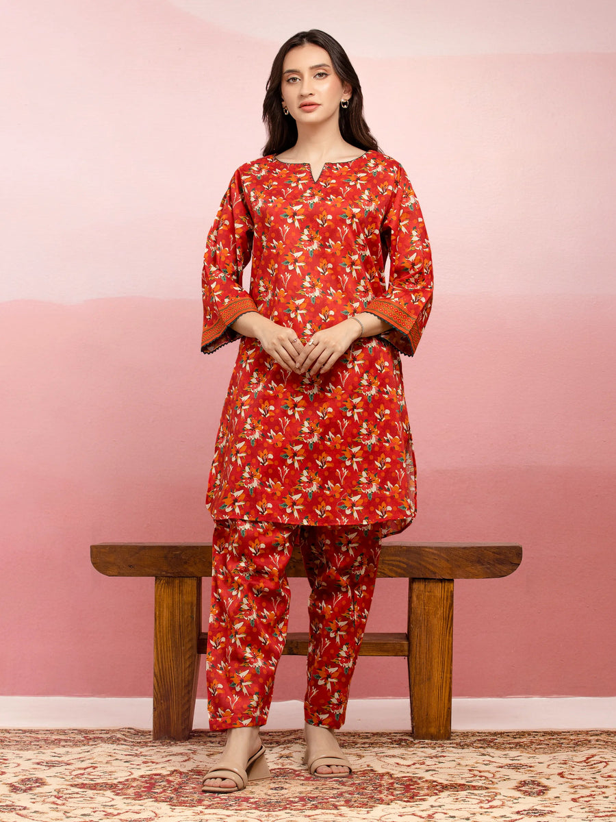 edenrobe Allure Lawn Unstitched Printed 2Pc Suit EWU5A1-35410ST