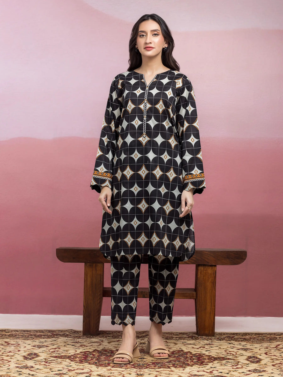 edenrobe Allure Lawn Unstitched Printed 2Pc Suit EWU5A1-35412ST