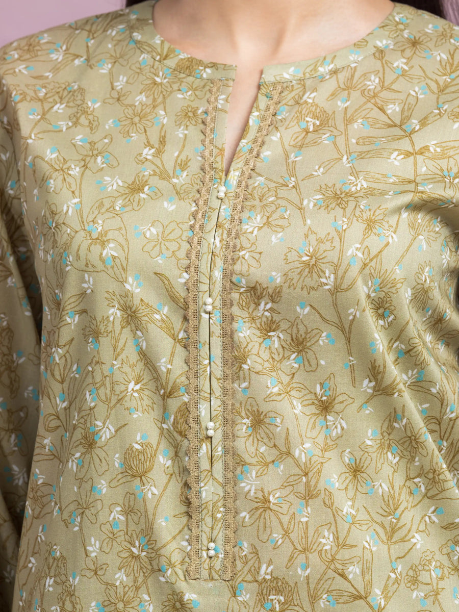 edenrobe Allure Lawn Unstitched Printed 2Pc Suit EWU5A1-35413ST