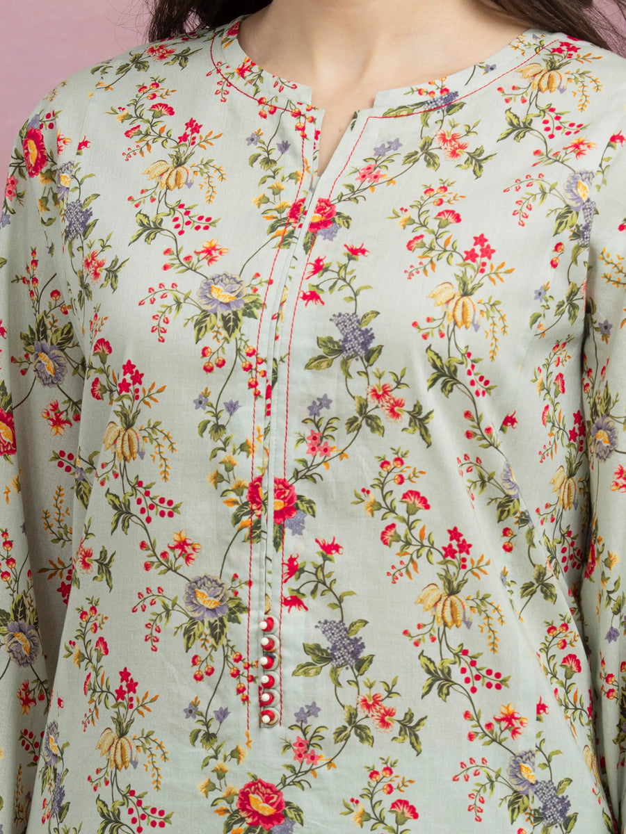 edenrobe Allure Lawn Unstitched Printed 2Pc Suit EWU5A1-35415ST