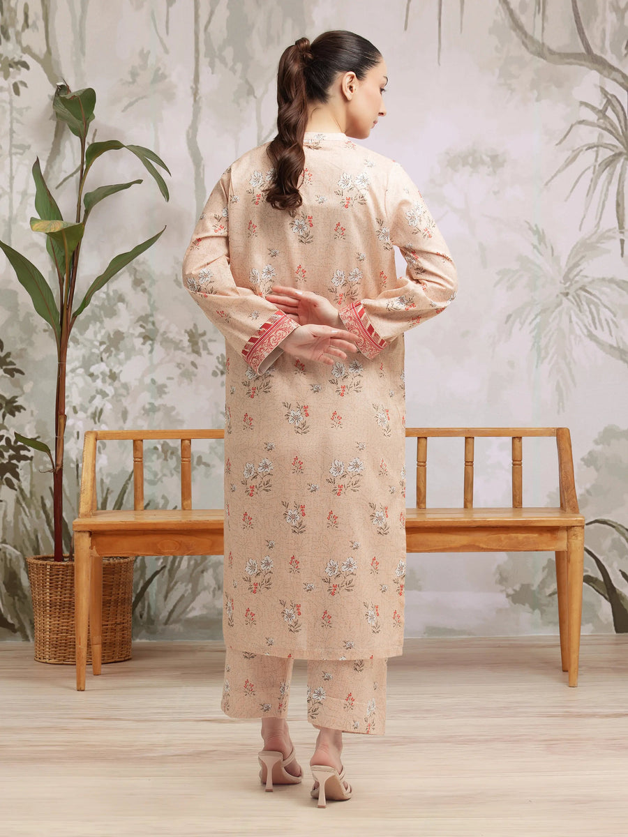 edenrobe Allure Lawn Unstitched Printed 2Pc Suit EWU5A1-35417ST