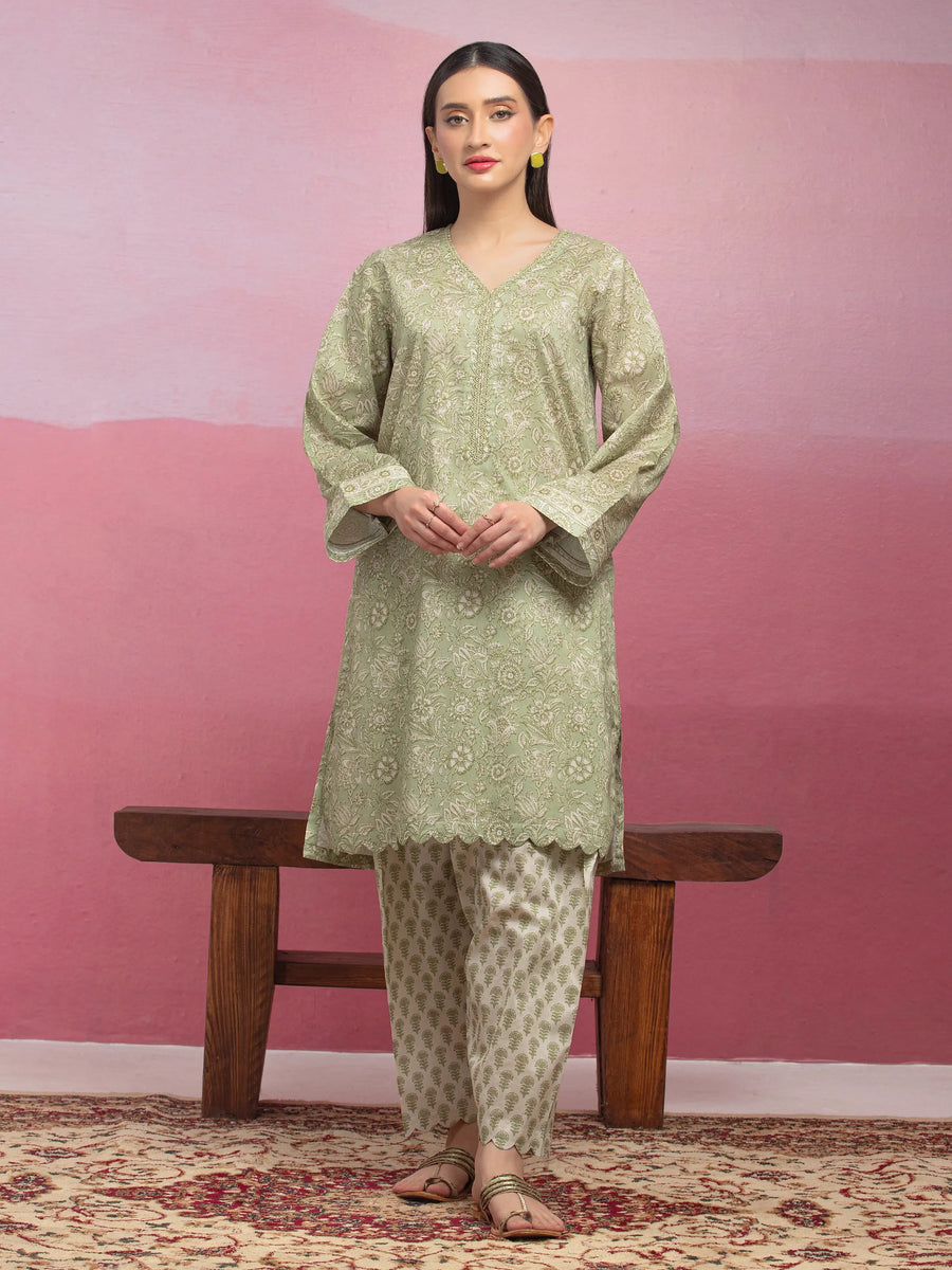 edenrobe Allure Lawn Unstitched Printed 2Pc Suit EWU5A1-35418ST