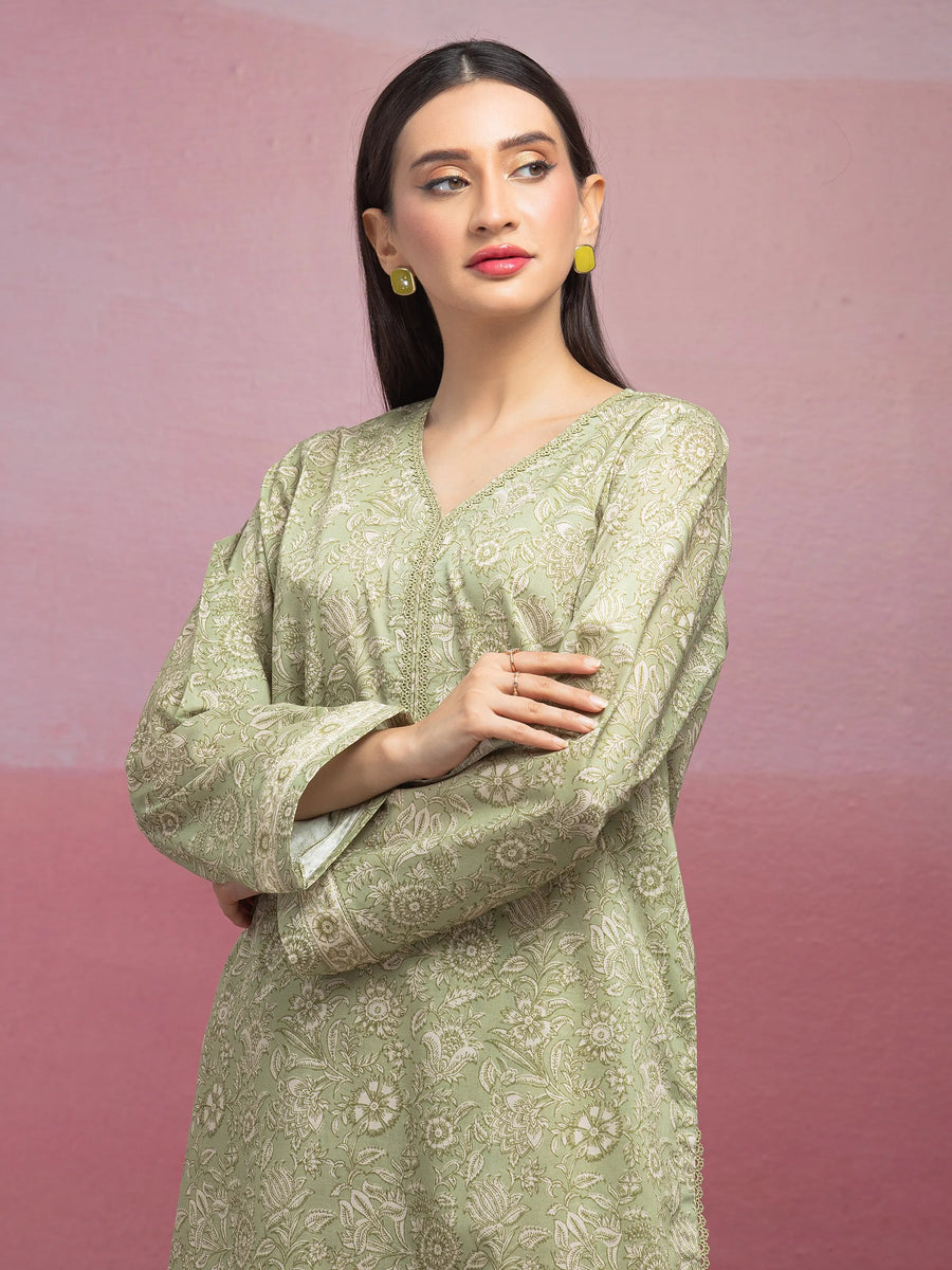edenrobe Allure Lawn Unstitched Printed 2Pc Suit EWU5A1-35418ST