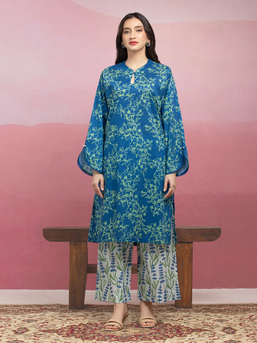 edenrobe Allure Lawn Unstitched Printed 2Pc Suit EWU5A1-35421ST