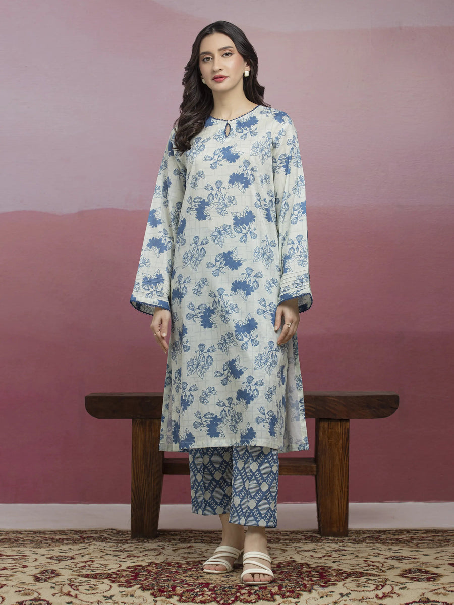 edenrobe Allure Lawn Unstitched Printed 2Pc Suit EWU5A1-35422ST