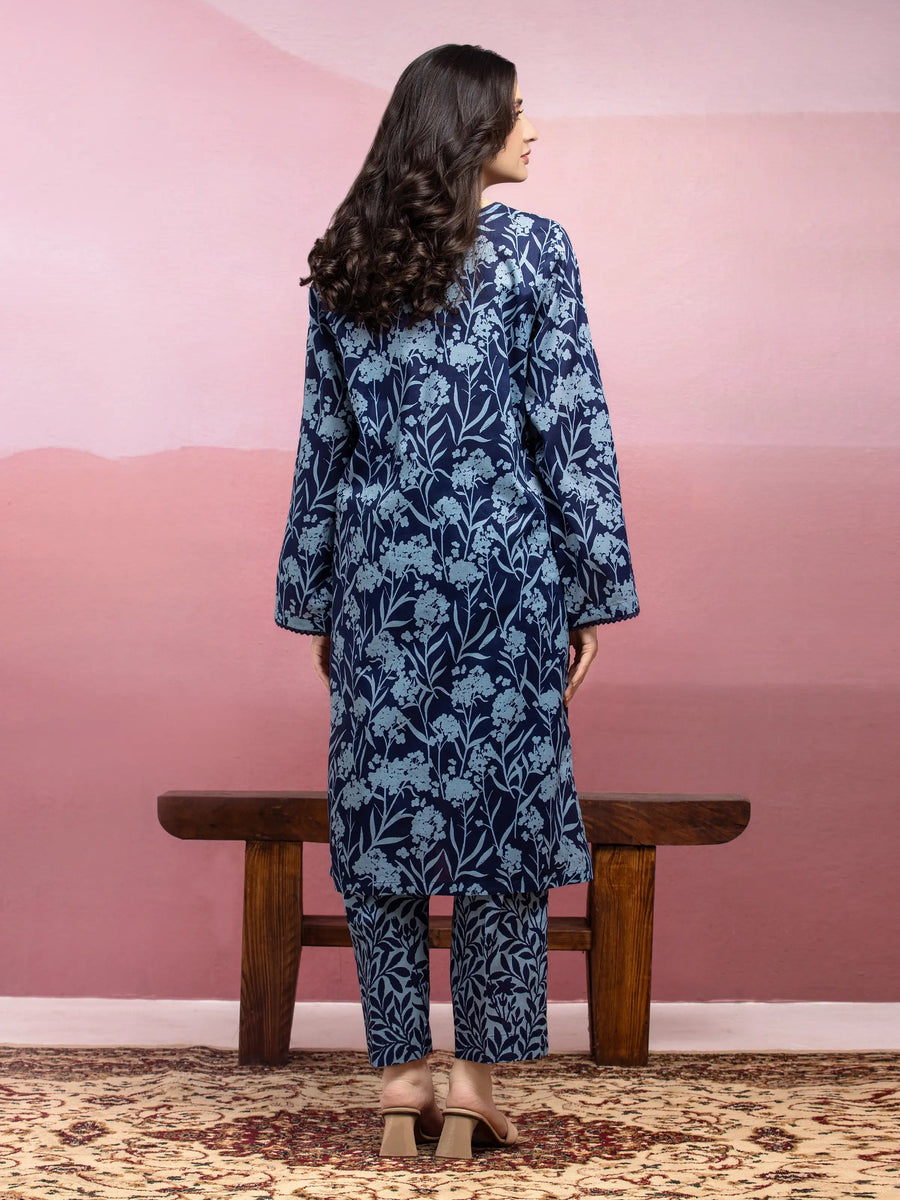 edenrobe Allure Lawn Unstitched Printed 2Pc Suit EWU5A1-35423ST