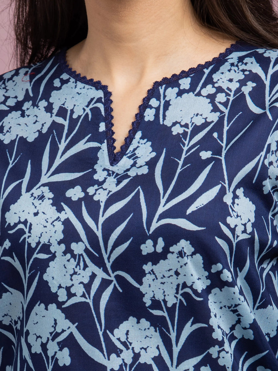 edenrobe Allure Lawn Unstitched Printed 2Pc Suit EWU5A1-35423ST