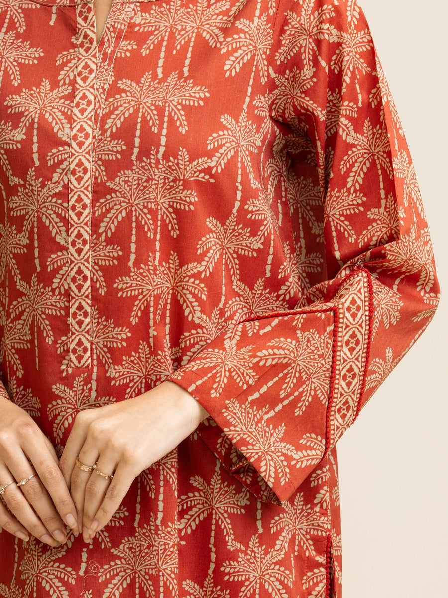 edenrobe Allure Lawn Unstitched Printed 2Pc Suit EWU5A1-35427ST